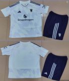 2025-2026 Manchester United club light blue black soccer jerseys away