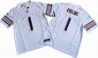 Chicago Bears 1# Justin Fields White Nike Vapor F.U.S.E. Limited Jersey