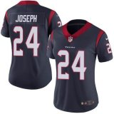 Women Houston Texans #24 Joseph dark blue Color Rush Limited Jersey