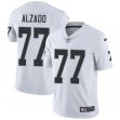 Customized Oakland Raiders #77 Lyle Alzado Nike White Color Rush Limited Jersey