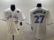 Nike Toronto Blue Jays #27 Vladimir Guerrero Jr white Majestic baseball jerseys-BD 03