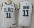 Youth nike Boston Celtics #11 Kyrie Irving white nba basketball jersey(1)