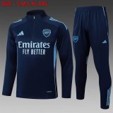 2025-2026 Arsenal club blue soccer uniforms with Long Trousers B2519.jpg