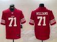 Nike San Francisco 49ers #71 Trent Williams red Color Rush Limited Jersey
