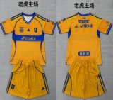 2025-2026 Tigres UANL club yellow kid soccer jerseys home