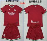 2026-2027 Real Sociedad club red kids soccer jerseys Third away