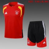 2026-2027 Germany team red black soccer vest uniforms D26001