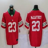 Nike San Francisco 49ers #23 Christian McCaffrey red Nike Vapor F.U.S.E. Limited Jersey-BD 01