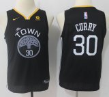 Youth Nike Golden State Warriors 30 Stephen Curry black nba jersey