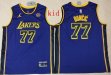 Youth Jordan Brand Los Angeles Lakers Luka Doncic #77 purple NBA Basketball jersey