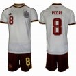 2026 World Cup Spain team #8 PEDRI white red soccer jerseys away