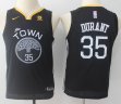 Youth Nike Golden State Warriors #35 Kevin Durant Black NBA basketball Jersey
