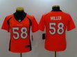 Women Denver Broncos #58 Von Miller Nike orange Color Rush Limited Jerseys