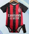 2026 AC Milan club red soccer baby clothes home 01