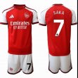 2026-2027 Arsenal club #7 SAKA red white soccer jerseys home