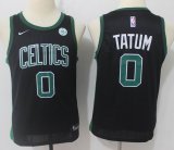 Youth Nike Boston Celtics #0 Jayson Tatum black nba basketball jersey