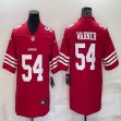 Nike San Francisco 49ers #54 Fred Warner red color Rush Limited Jersey-BD