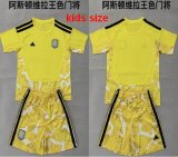 2026-2027 Aston Villa club yellow kids goalkeeper soccer jerseys