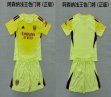 2025-2026 Arsenal Club yellow goalkeeper soccer jerseys