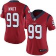Women Houston Texans #99 J.J. Watt Nike red Color Rush Limited Jersey