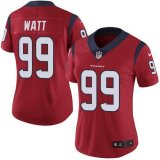 Women Houston Texans #99 J.J. Watt Nike red Color Rush Limited Jersey
