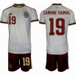 2026 World Cup Spain team #19 LAMINE YAMAL white red soccer jerseys away