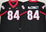 Georgia Bulldogs #84 Ladd McConkey black College Football Jerseys-PNS 01