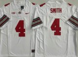 Ohio State Buckeyes #4 Jeremiah Smith white college football jerseys