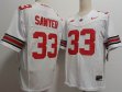 Ohio State Buckeyes #33 Jack Sawyer white college football jersey-XST