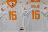 Nike Tennessee Volunteers #16 Wallen white College NCAA Jersey -PNS