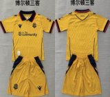 2026-2027 Bolton Club yellow soccer jerseys Third away