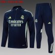 2025-2026 Real Madrid club Navy soccer uniforms with Long Trousers B2528.jpg