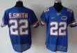 NCAA #22 E.SMITH Blue Jerseys