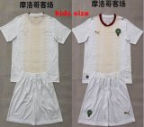 2026-2027 Morocco club white kid soccer jerseys away