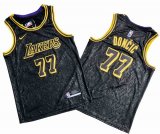 Nike Los Angeles Lakers Luka Doncic #77 black NBA Basketball Swingman jersey