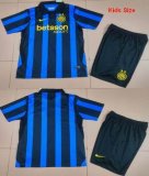 2026-2027 Inter Milan club blue black kids soccer jerseys home