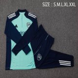 2025-2026 Real Madrid club green Navy soccer uniforms with Long Trousers B2525.jpg