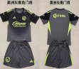 2025-2026 America club gray black kid goalkeeper soccer jerseys