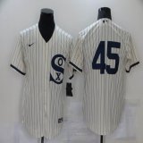 Chicago White Sox #45 white majestic Baseball Jersey Dream version -BD