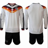 2026 World Cup Germany Team white black long sleeves soccer jerseys home