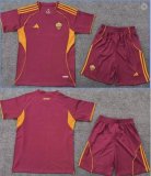 2025-2026 Roma club red soccer jerseys home