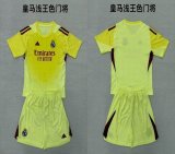 2025-2026 Real Madrid club yellow goalkeeper soccer jerseys