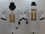 Nike Eagles #11 Carson Wentz white Color Rush Limited Jerseys