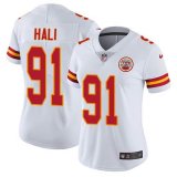 Women Nike Kansas City Chiefs #19 Joe Montana white Color Rush Limited Jerseys