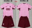 2026-2027 Valencia club pink white kids soccer jerseys second away