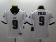 Youth Nike Philadelphia Eagles #9 Nick Foles White Color Rush Limited Jersey
