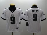 Youth Nike Philadelphia Eagles #9 Nick Foles White Color Rush Limited Jersey