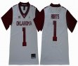 Jalen Hurts Jersey 1# Oklahoma Sooners University Sewn white Football Jersey
