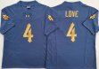 Norte Dame Fighting Irish #4 Jeremiyah Love blue college football jerseys-PNS 02