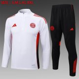 2025-2026 Bayern Munich club white soccer uniforms with Long Trousers B2530.jpg